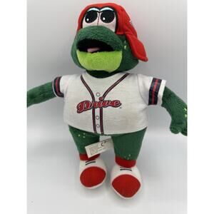 GREENVILLE DRIVE Plush Mascot Reedy Rip'it Frog Baseball Minors MLB Red Socks